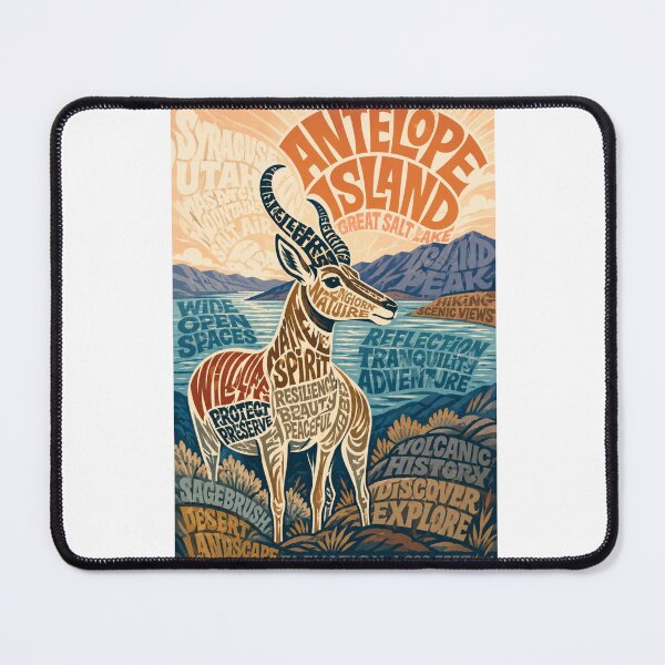 Item preview, Antelope Island State Park Great Salt Lake Utah Wildlife Landscape designed and sold by Aryabek.