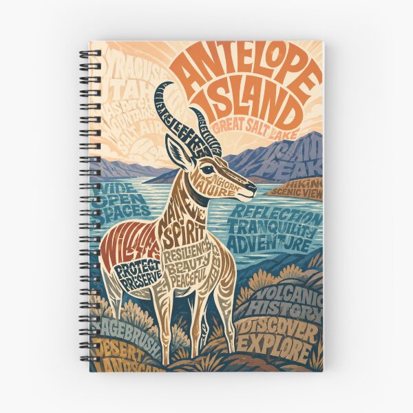 Item preview, Antelope Island State Park Great Salt Lake Utah Wildlife Landscape designed and sold by Aryabek.