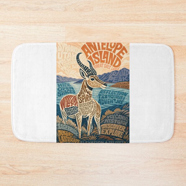 Item preview, Antelope Island State Park Great Salt Lake Utah Wildlife Landscape designed and sold by Aryabek.