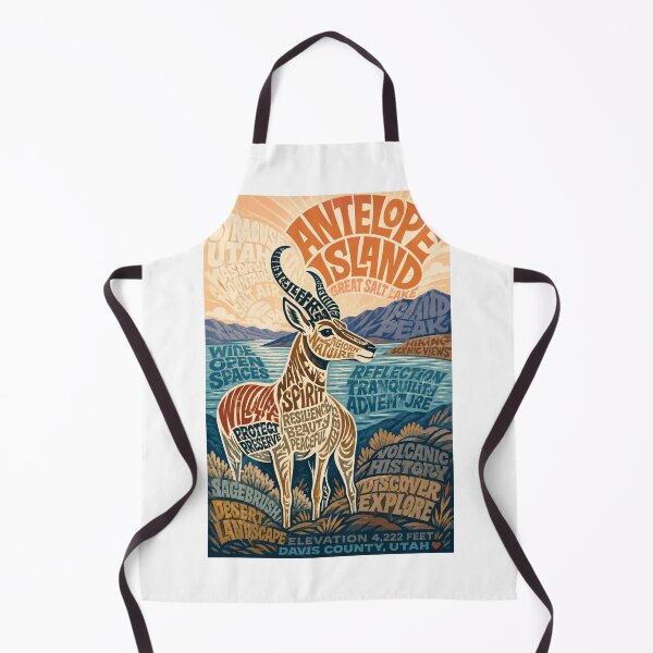 Item preview, Antelope Island State Park Great Salt Lake Utah Wildlife Landscape designed and sold by Aryabek.