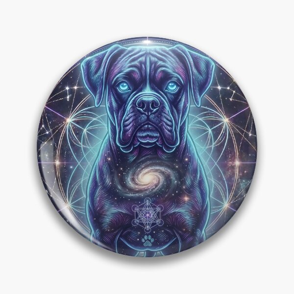 Item preview, Cosmic Boxer Dog – German Boxer Zodiac Sign designed and sold by Pfotenfaden.