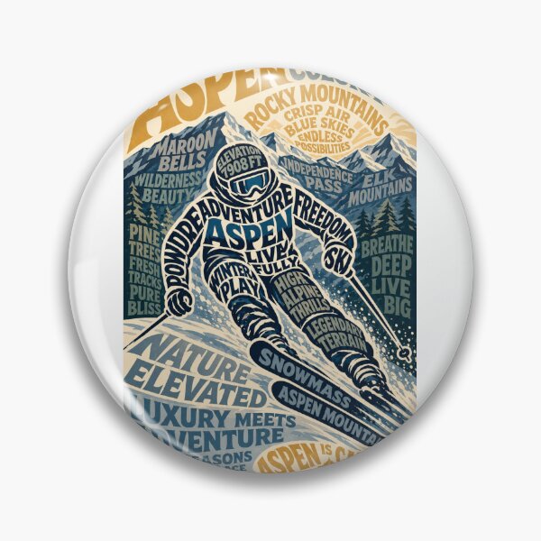 Item preview, Aspen Colorado Rocky Mountains Snowmass Ski Destination designed and sold by Aryabek.