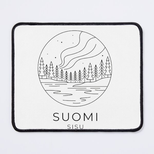 Item preview, Suomi Sisu Finland Aurora Forest designed and sold by newjoseph.