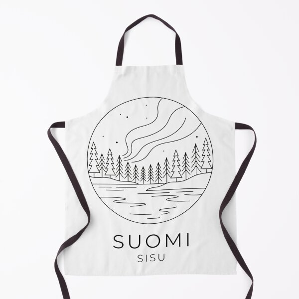 Aperçu de l'œuvre Suomi Sisu Finlande Aurora Forest créée et vendue par newjoseph.