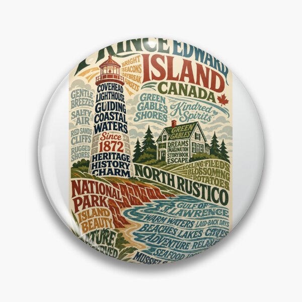 Item preview, Prince Edward Island Canada Green Gables and Covehead Lighthouse designed and sold by Aryabek.