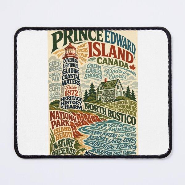 Item preview, Prince Edward Island Canada Green Gables and Covehead Lighthouse designed and sold by Aryabek.