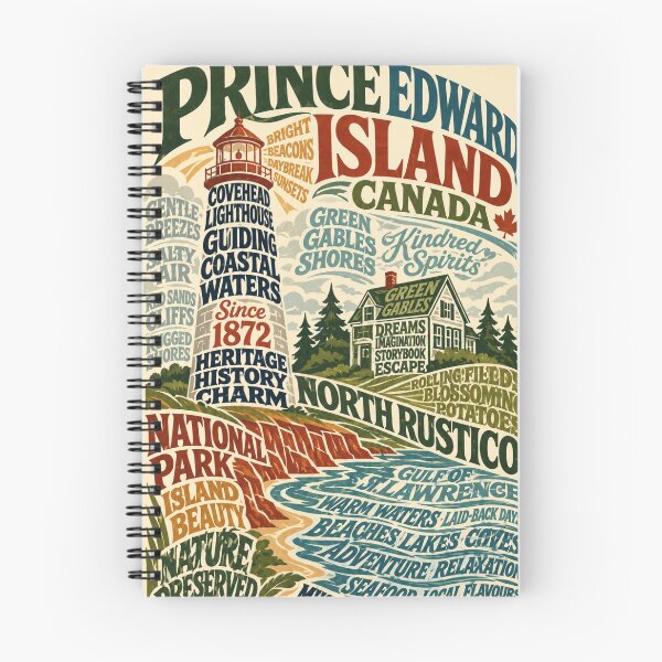 Item preview, Prince Edward Island Canada Green Gables and Covehead Lighthouse designed and sold by Aryabek.