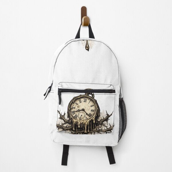 Item preview, Melting Clock Thorns Dark Gothic Surreal Witchy Aesthetic Art designed and sold by irfanshikh.