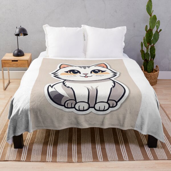 Item preview, Art - Stylized Kawaii Cat, Manga Aesthetics and Stationery designed and sold by DoodyPets.