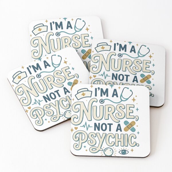 Item preview, I'm A Nurse Not A Psychic Mug designed and sold by Nebula-ghost.