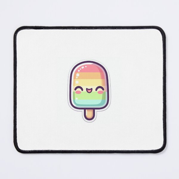 Item preview, Kawaii Popsicle Sticker | Cute Rainbow Ice Pop designed and sold by PastelPawsArt.