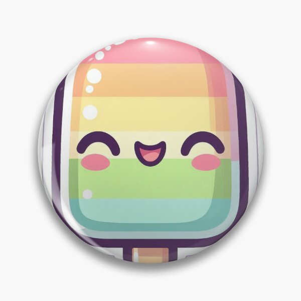 Item preview, Kawaii Popsicle Sticker | Cute Rainbow Ice Pop designed and sold by PastelPawsArt.