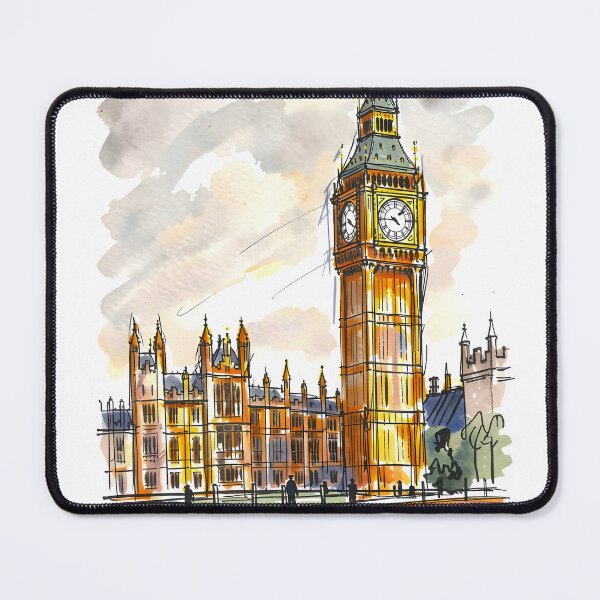 Item preview, London Tower Big Ben designed and sold by Erlin Rudho.