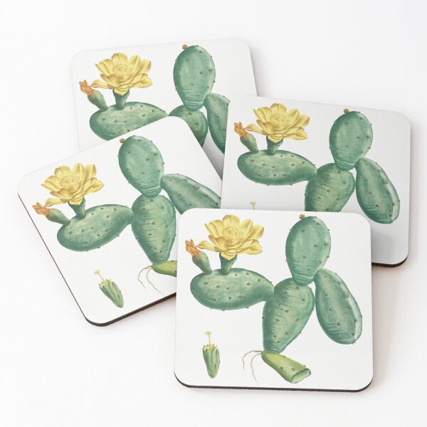 Item preview, Prickly Pear Cactus Vintage Botanical Illustration designed and sold by TheRetroArtRoom.