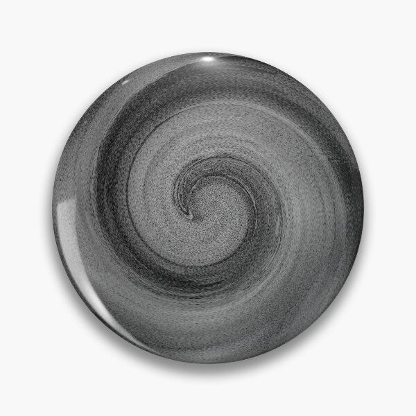 Item preview, Retro Spiral Swirl Pattern in Gray designed and sold by Artistestella.