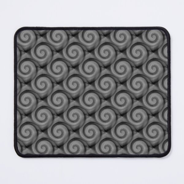 Item preview, Retro Spiral Swirl Pattern in Gray designed and sold by Artistestella.