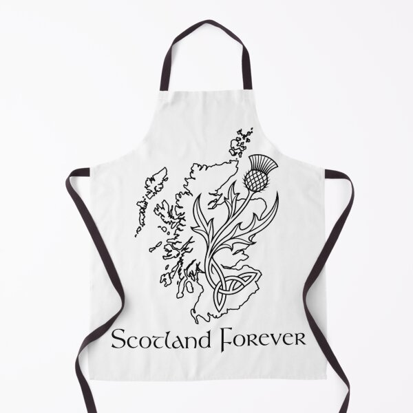 Item preview, Scotland Forever Thistle Map Celtic Line Art designed and sold by newjoseph.