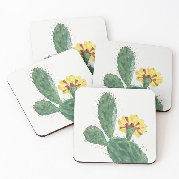 Item preview, Prickly Pear Cactus Vintage Botanical Illustration designed and sold by TheRetroArtRoom.
