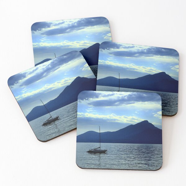 Item preview, A boat on the lake designed and sold by annalisa56.