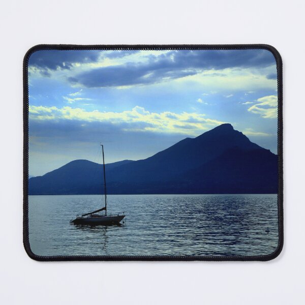 Item preview, A boat on the lake designed and sold by annalisa56.