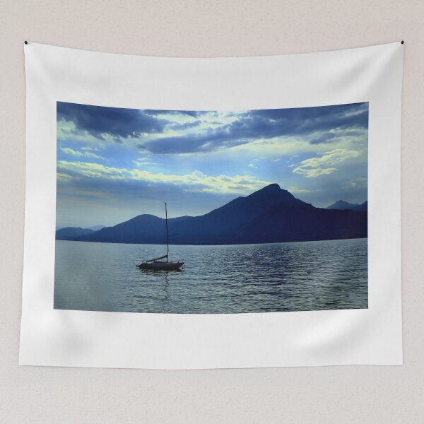 Item preview, A boat on the lake designed and sold by annalisa56.