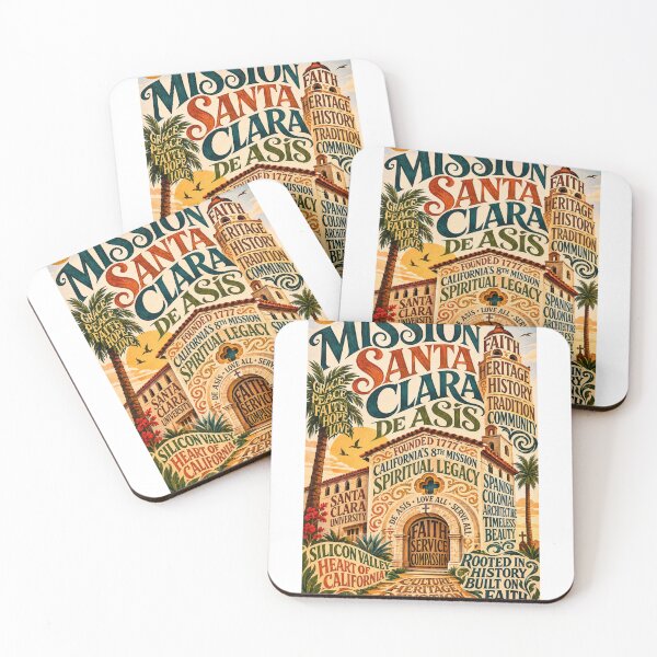 Item preview, Mission Santa Clara de Asís Spanish Colonial Landmark  designed and sold by Aryabek.
