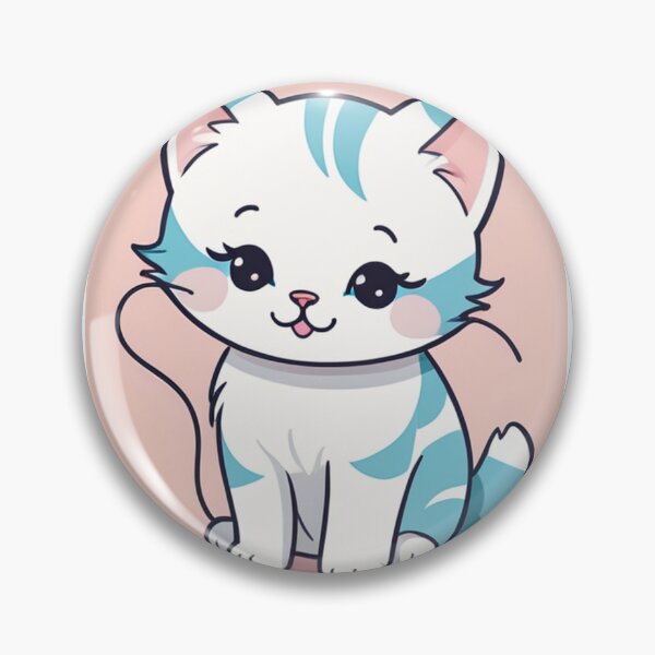 Item preview, Art - Stylized Kitten, Childlike and Kawaii Illustration designed and sold by DoodyPets.