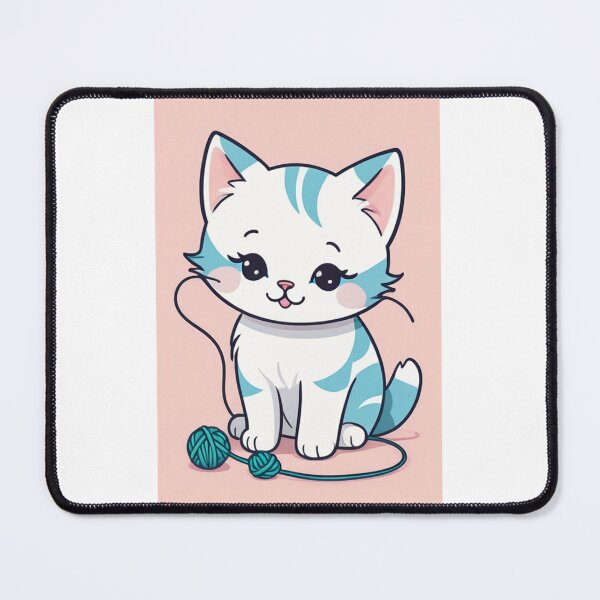 Item preview, Art - Stylized Kitten, Childlike and Kawaii Illustration designed and sold by DoodyPets.