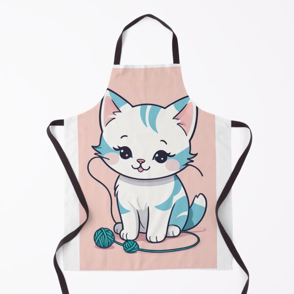 Item preview, Art - Stylized Kitten, Childlike and Kawaii Illustration designed and sold by DoodyPets.