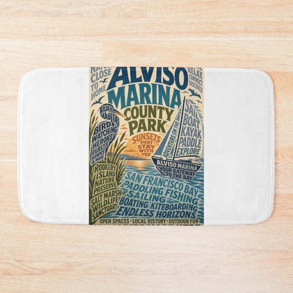 Item preview, Alviso Marina County Park San Francisco Bay Wetlands and Santa Clara County Nature Preserve designed and sold by Aryabek.