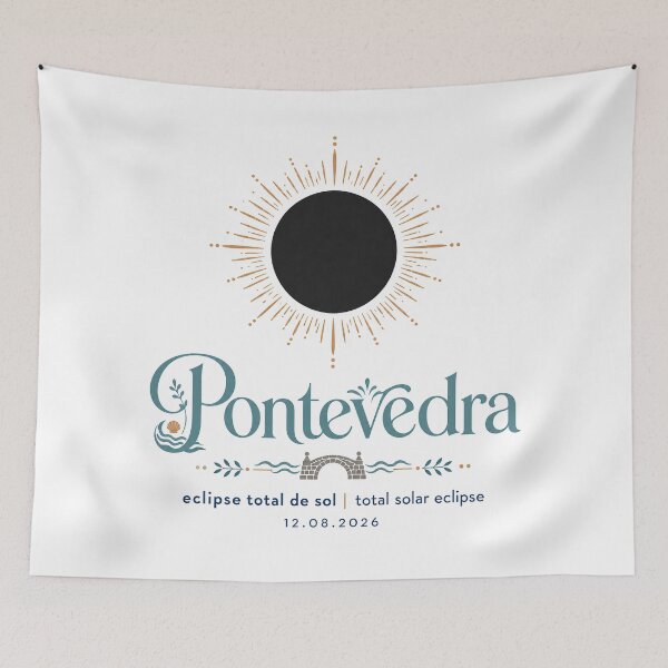 Item preview, Total Solar Eclipse 2026 Pontevedra Spain designed and sold by Beyond Destinations.