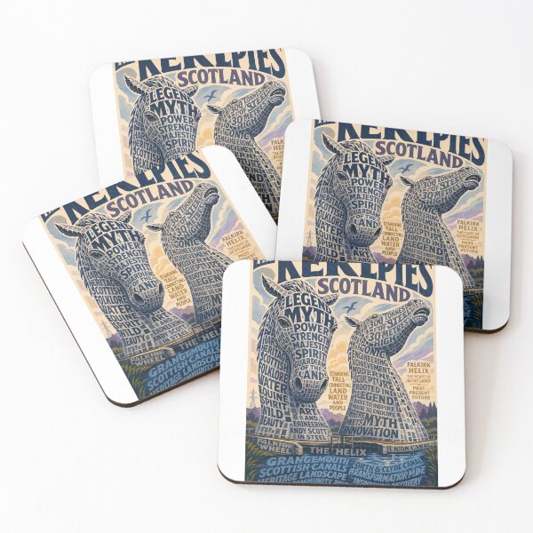 Item preview, The Kelpies Falkirk Scotland Helix Park Monument and Scottish Canals Landmark designed and sold by Aryabek.