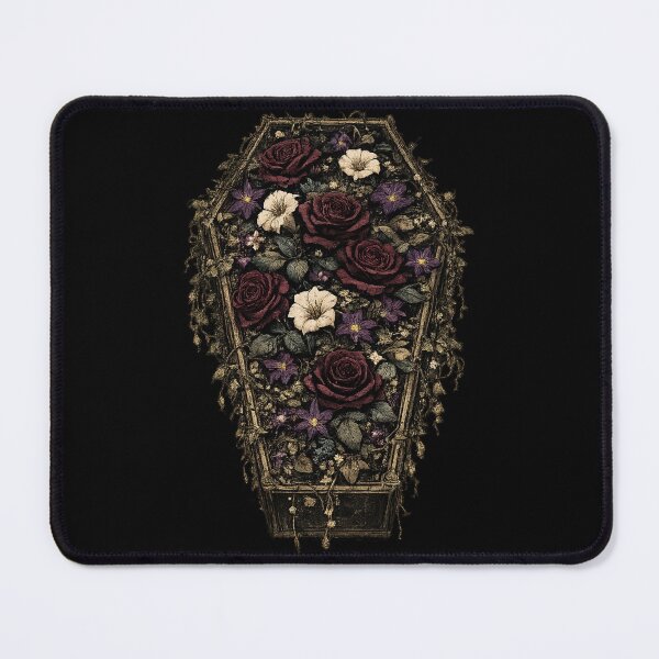 Item preview, Coffin Flowers Dark Cottagecore Gothic Botanical Witchy Fashion designed and sold by irfanshikh.