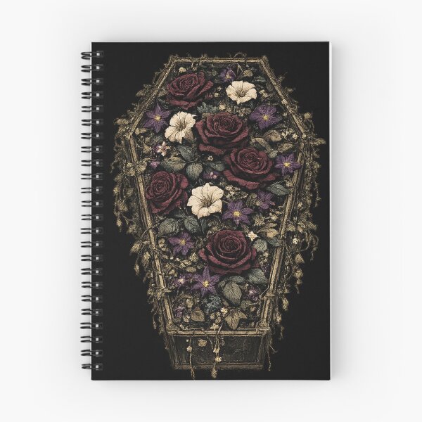 Item preview, Coffin Flowers Dark Cottagecore Gothic Botanical Witchy Fashion designed and sold by irfanshikh.