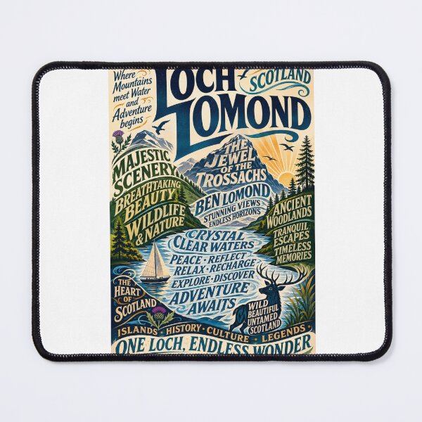 Item preview, Loch Lomond Scotland Ben Lomond Trossachs National Park Highland Scenic Destination designed and sold by Aryabek.