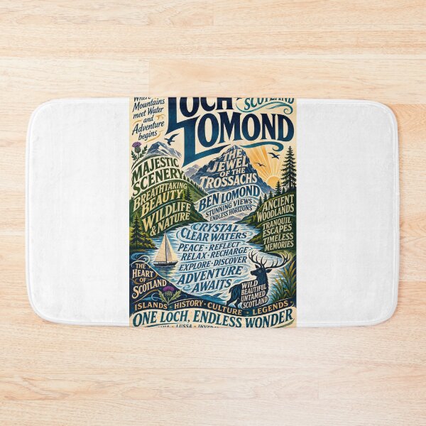 Item preview, Loch Lomond Scotland Ben Lomond Trossachs National Park Highland Scenic Destination designed and sold by Aryabek.