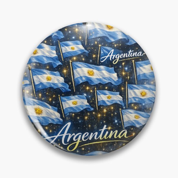 Item preview, Argentina Flags Cosmic Pride - Starry Argentine Flags designed and sold by Tienda Argentina.