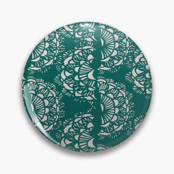 Item preview, Masquerade Lace Emerald Green and White designed and sold by Dally-Dabble.