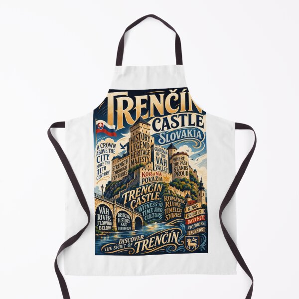 Item preview, Trenčín Castle Slovakia Medieval Fortress Above the Váh River Historic Landmark designed and sold by Aryabek.