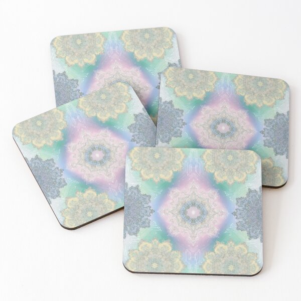 Item preview, Soft Pastel Kaleidoscope Mandala Pattern Design designed and sold by IntelliMindDesigns.