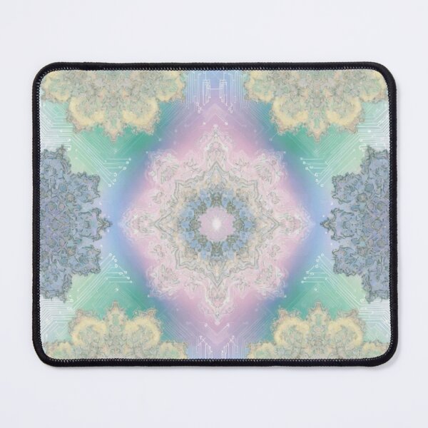 Item preview, Soft Pastel Kaleidoscope Mandala Pattern Design designed and sold by IntelliMindDesigns.