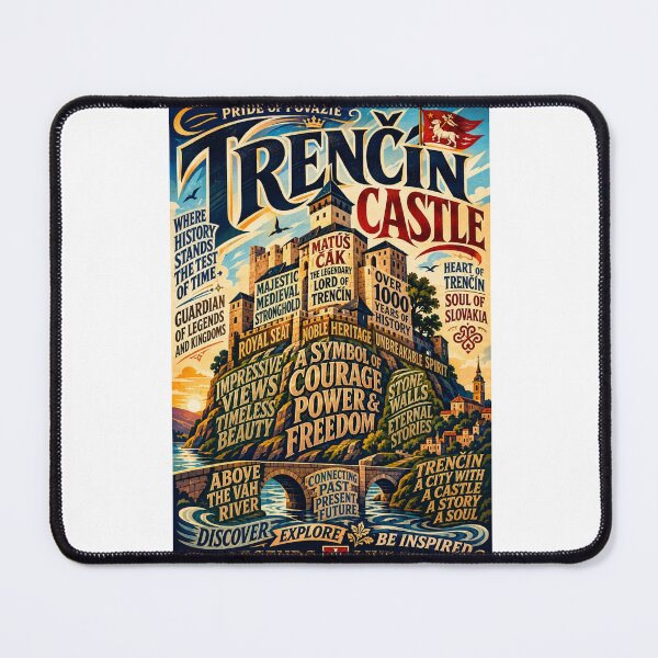 Item preview, Trenčín Castle and Matúš Čák Historic Fortress of Slovakia in the Považie Region designed and sold by Aryabek.