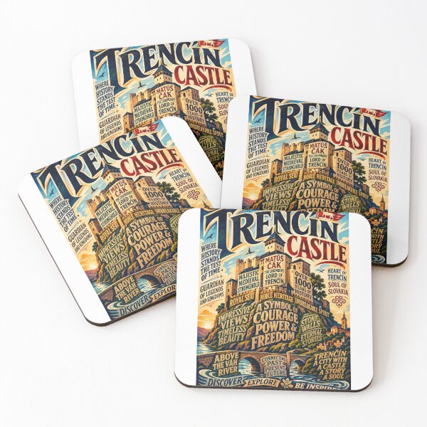 Item preview, Trenčín Castle and Matúš Čák Historic Fortress of Slovakia in the Považie Region designed and sold by Aryabek.