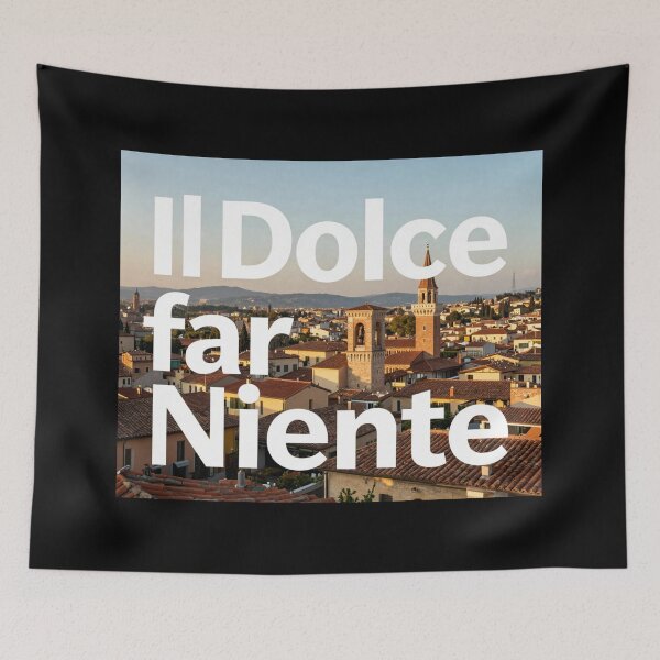 Item preview, Il Dolce far niente designed and sold by LaughandLaugh.
