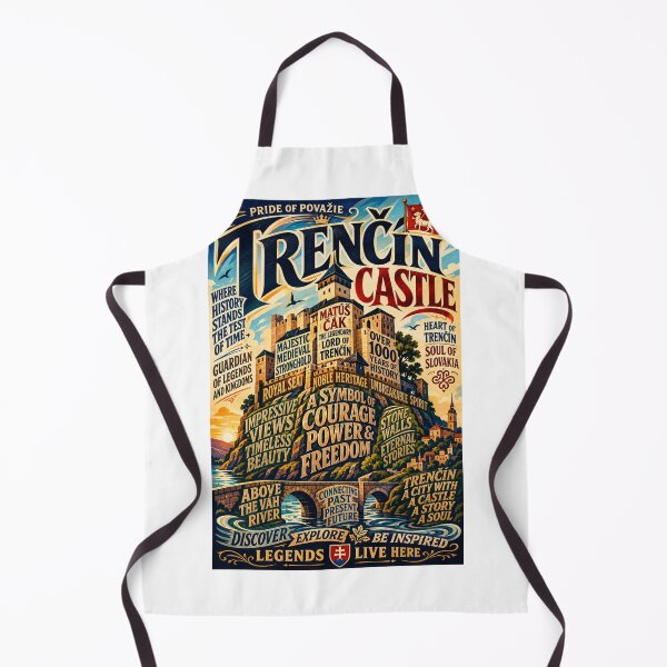 Item preview, Trenčín Castle and Matúš Čák Historic Fortress of Slovakia in the Považie Region designed and sold by Aryabek.