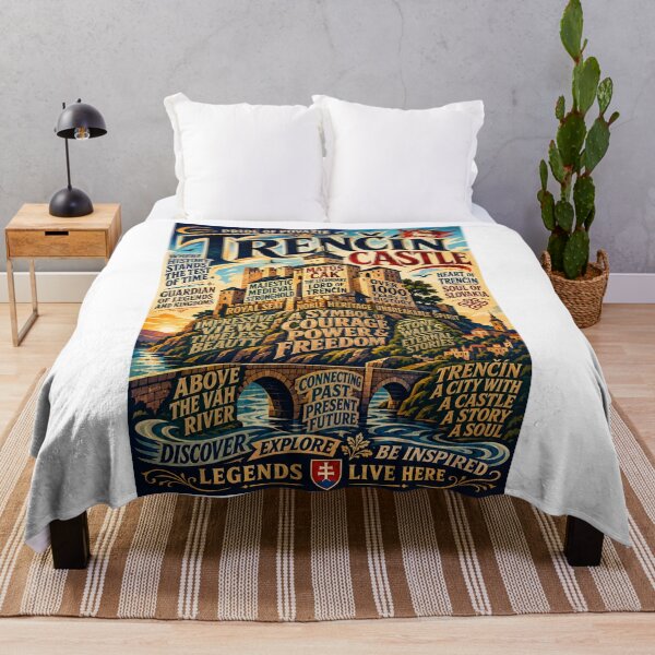 Item preview, Trenčín Castle and Matúš Čák Historic Fortress of Slovakia in the Považie Region designed and sold by Aryabek.