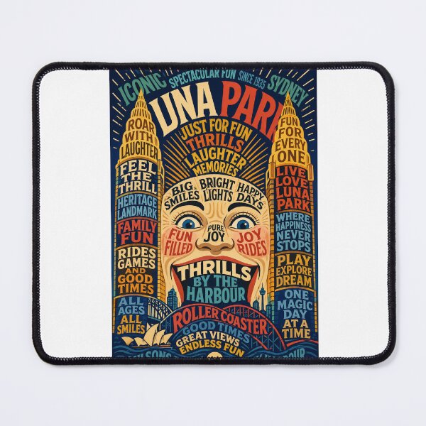 Item preview, Luna Park Sydney Milsons Point Harbour Amusement Landmark New South Wales designed and sold by Aryabek.