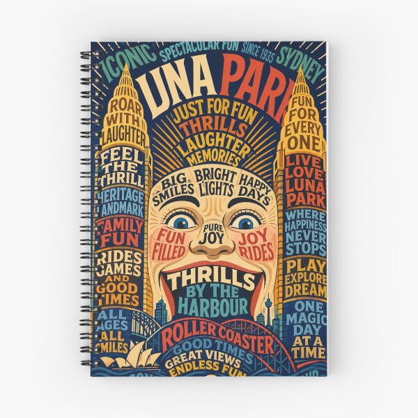 Item preview, Luna Park Sydney Milsons Point Harbour Amusement Landmark New South Wales designed and sold by Aryabek.