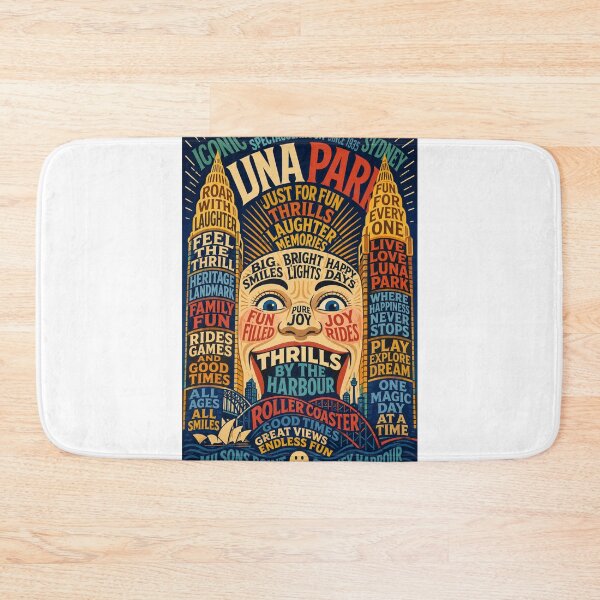 Item preview, Luna Park Sydney Milsons Point Harbour Amusement Landmark New South Wales designed and sold by Aryabek.