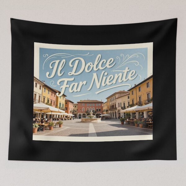 Item preview, il Dolce far niente designed and sold by LaughandLaugh.